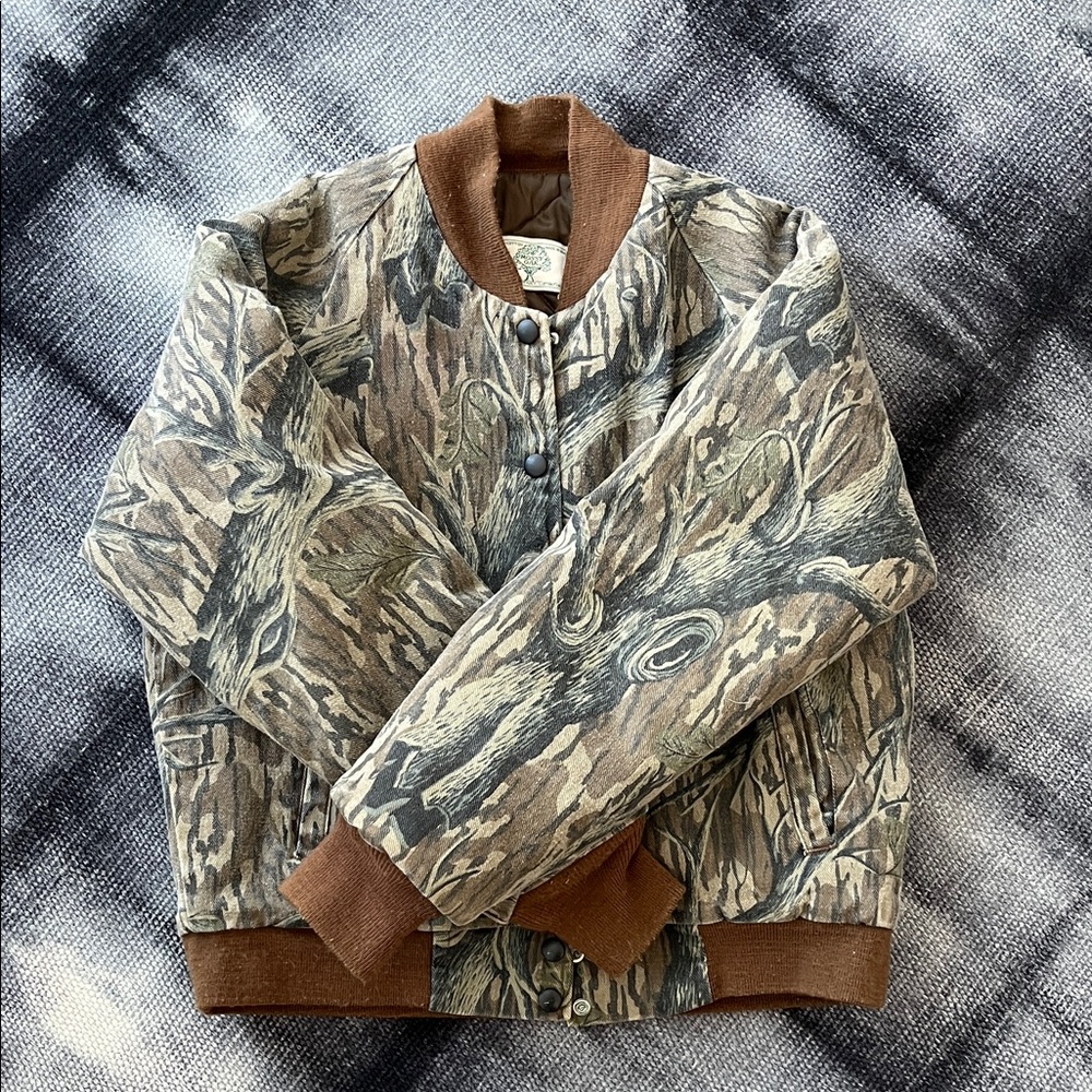 Vintage Mossy Oak Camouflage Jacket, Men’s small - Picture 3 of 3
